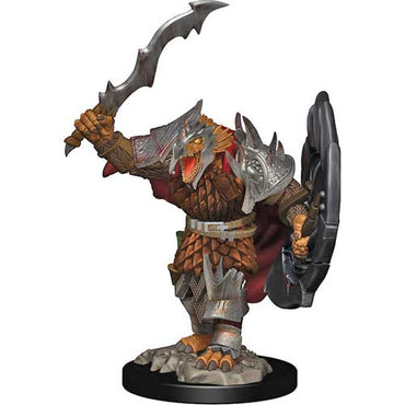 Icons of the Realms: Painted Male Dragonborn Fighter